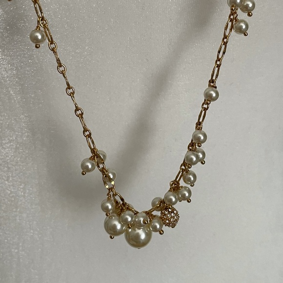 J.Crew Long Gold Pearl Necklace - Picture 3 of 7
